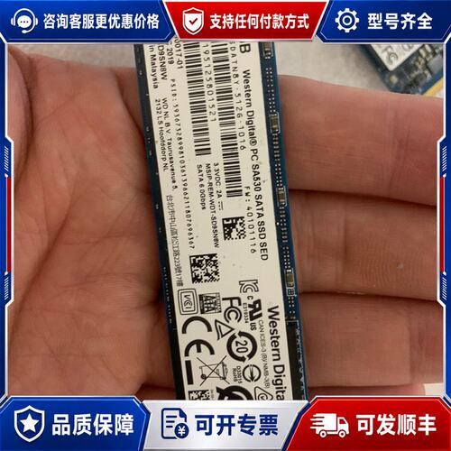 议价Western Digital西数 SA530 512G S可维修