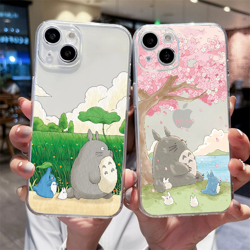 适用苹果16promax透明手机壳14夏日iPhone15小清新