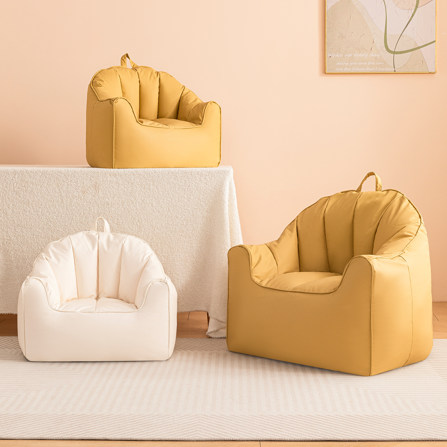 儿童沙发休闲防水懒人小沙发