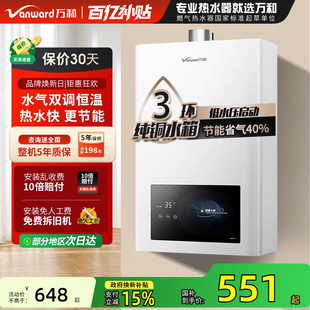 万和燃气热水器12L16升恒温WH1家用洗澡天然气煤气液化气A3PRO