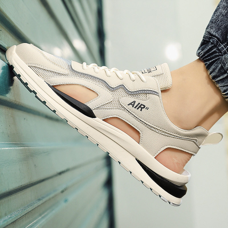 凉鞋男士2026新款春夏季外穿司机专用开车沙滩鞋防滑运动涉水洞洞