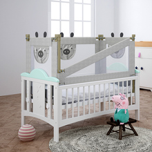 婴儿床围栏定制尺寸宝宝加高防摔小床防护栏防掉儿童1米挡板护栏