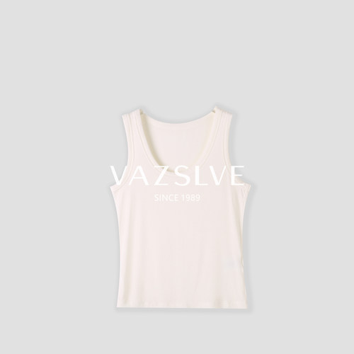 【VAZSLVE/全新奢品】捡漏-女士大U领背心吊带打底背心-6XLLH1176