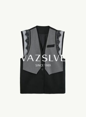 【VAZSLVE/全新奢品】捡漏-夏新款设计感西装马甲-BO26115