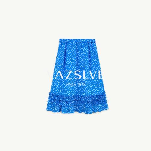 【VAZSLVE/全新奢品】捡漏-蓝色波点半身裙-BO55782