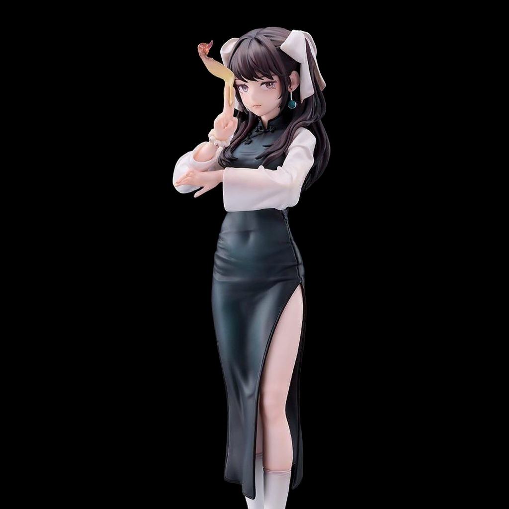 药指湘西旗袍小师妹手办战斗萝莉