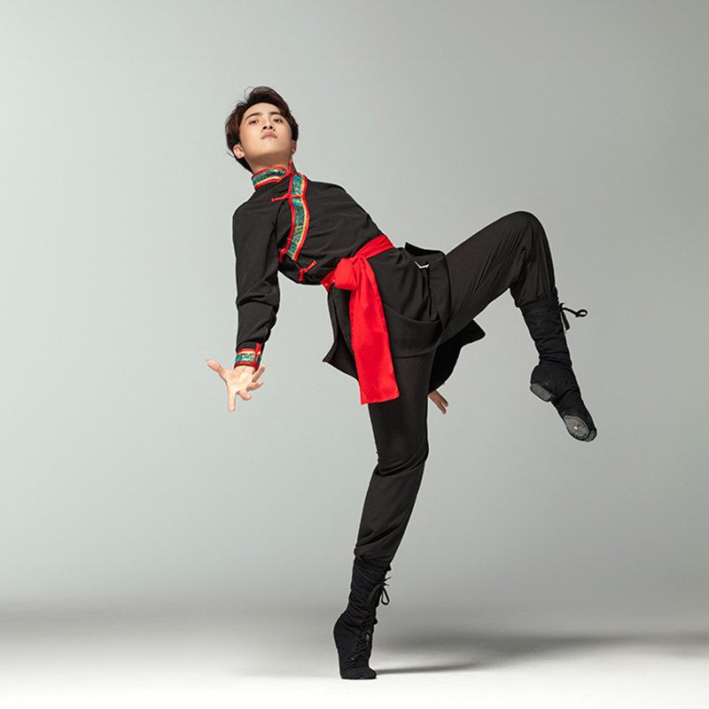 몽골 댄스 몽골 댄스 테스트 성능 남성과 여성을위한 의류 새로운 초원 댄스 연습 의류 소수 민족 성능 의류