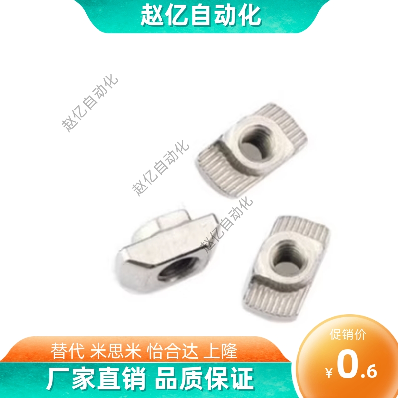不锈钢304 工业型材螺母 T型螺母AHC31-206/308/4010-M4/M5/M6/M8