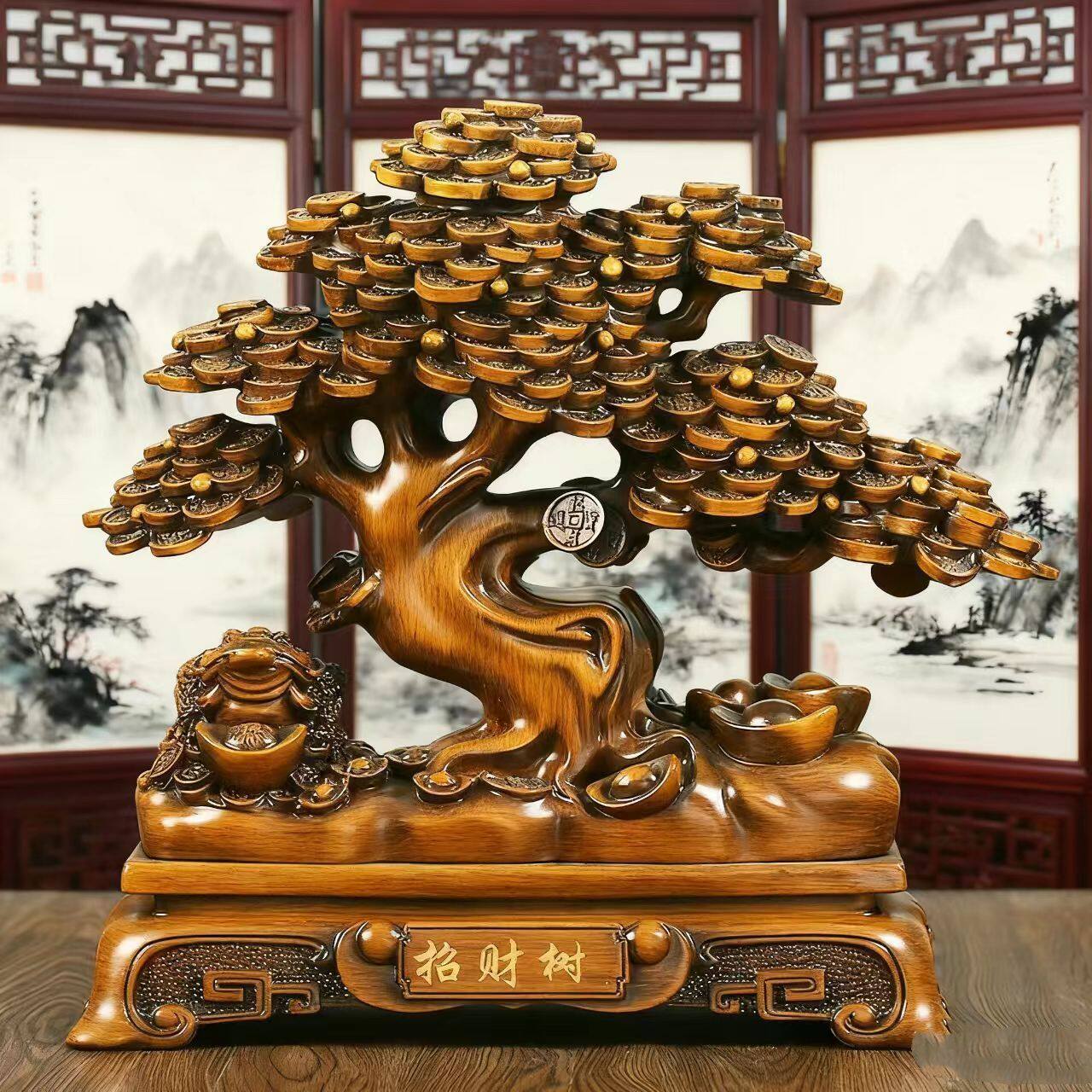 招财树貔貅祈福摆件招财摇钱树公装饰摆件