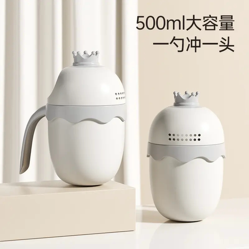 宝宝洗头杯带盖加厚塑料水瓢