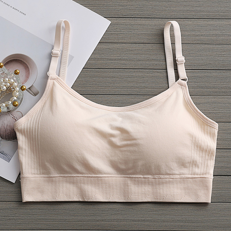 青春少女运动背心内衣女童初中生