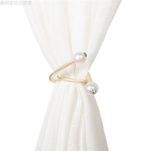 简约窗帘绑带绑绳仿珍珠百变扭扭乐免打孔窗帘扎束带捆绳系带绳