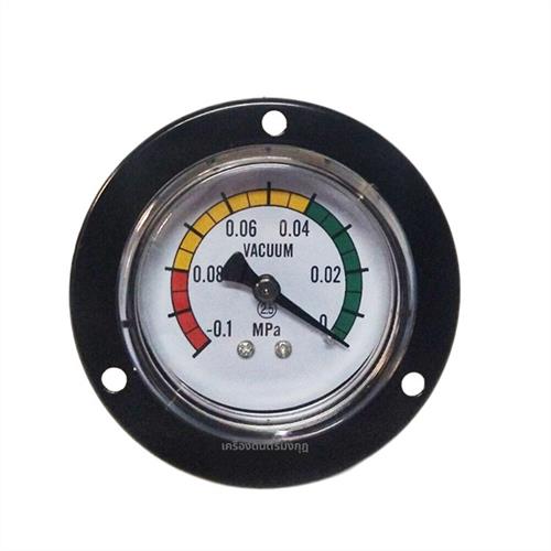 Y50ZT真空压力表50MM面板式真空负压表茶叶机-0.1-0MPA插管式6*1