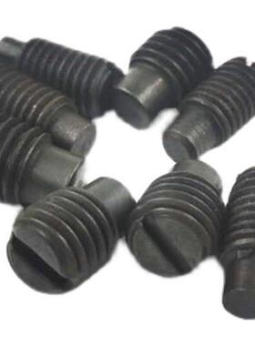 10.9级GB75一字凸端紧定螺钉紧定圆柱端紧定螺丝M6M8M10M12