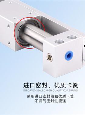 CY1R磁偶式导杆无杆气缸CY3RG10/15H/20-25-32-40-50-63气动滑台