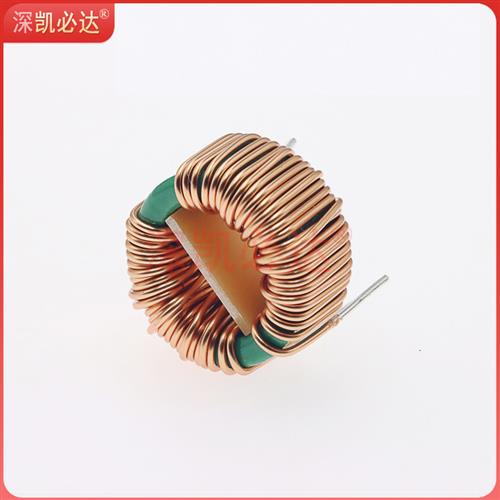 共模电感T16*12*8-5MH 5A卧式磁环电感 环形共模线圈插件滤波电感