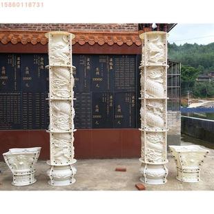 龙柱模具水泥欧式罗马柱大门柱圆龙凤柱仿古外墙装饰盘龙柱凤柱