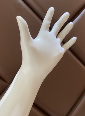 RG乳胶手套latex一体成型胶配件情趣胶衣 cosplay kig 薄款短手套