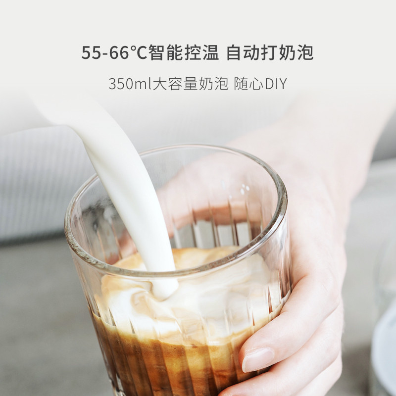 七次方花式咖啡机家用全自动奶泡一体小型胶囊机意式办公室摩卡壶