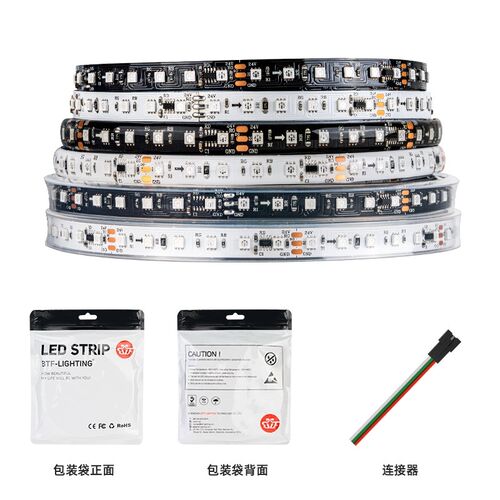 LED幻彩WS2811灯条24V2835RGB贴片108灯珠每米可编程流水跑马灯带