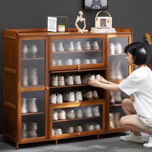 鞋柜家庭入口入口客厅入口柜大容量斯堪的纳维亚木色储物柜阳台储
