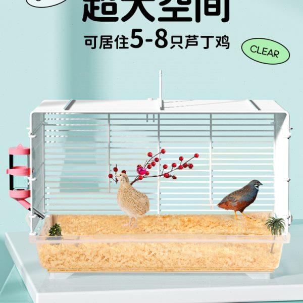 芦丁鸡笼子透气饲养箱育雏养殖箱花枝鼠小鸡笼子卢丁鸡的房子鸡笼
