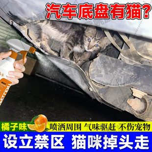 汽车底盘猫狗驱赶神器柑橘味室外防野猫咪禁区喷雾猫讨厌的喷雾jq