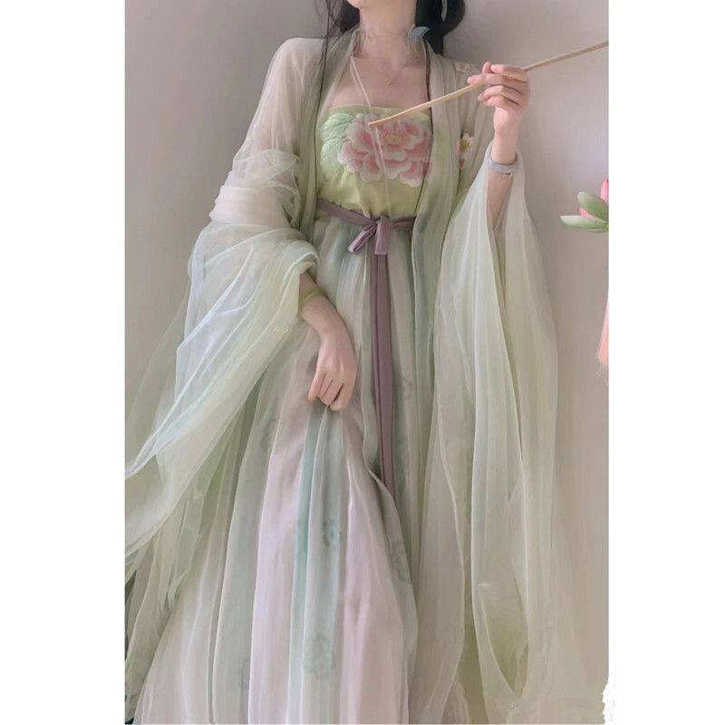 HANFU 여성 성인 CHEBULA 스커트 MING-MADE XIANQI 골동품 푸