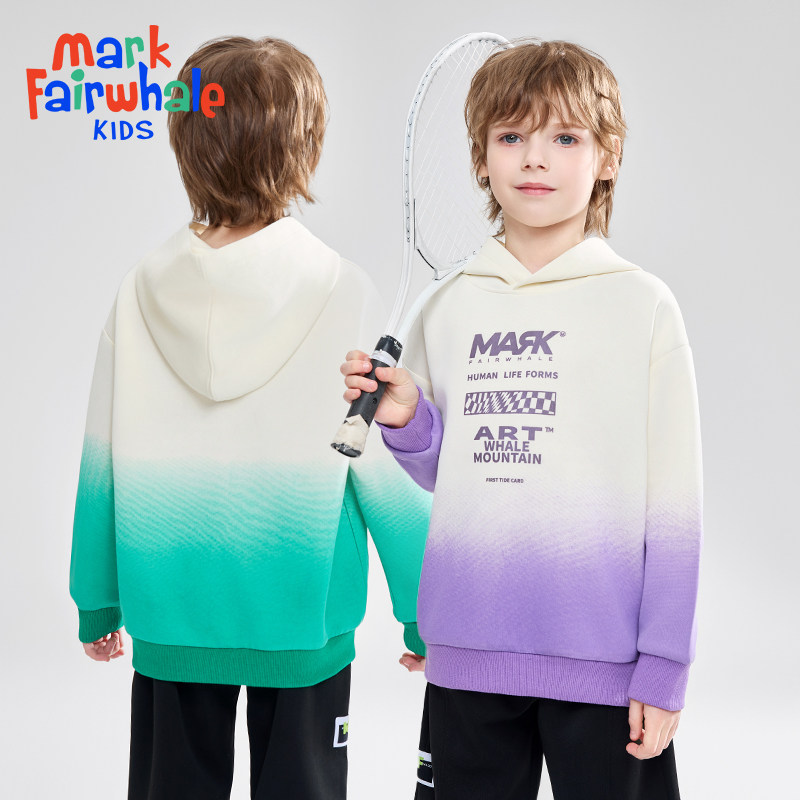 马克华菲童装男童连帽卫衣