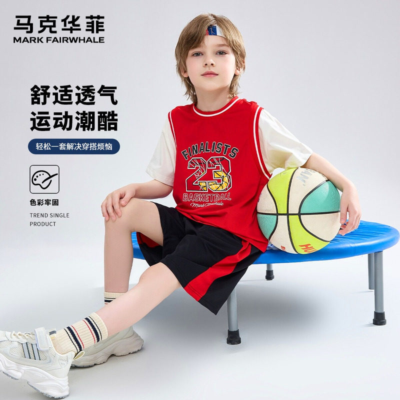 马克华菲运动风百搭短袖套装