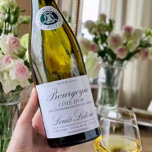法国进口 勃肯第louis latour路易拉图金丘霞多丽干白葡萄酒750ml
