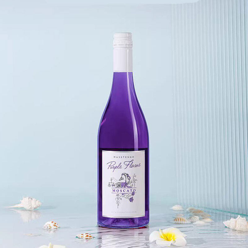 澳大利亚进口 紫焰莫斯卡托甜白茉莉花茶味甜型低气泡葡萄酒750ml