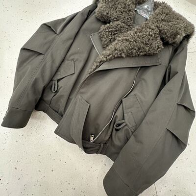 云朵家领皮草短款派克服女保暖羽绒服外套(配可拆卸帽子)XFY061M