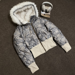2285 配仿毛领可拆卸 云朵.短外套 连帽加厚保暖棉服外套