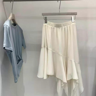 云朵家26年春款 浪漫不规则层叠荷叶边半身裙MM445 法式