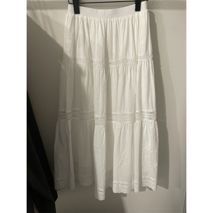 云朵设计小众26年夏上新复古风蕾丝拼接层叠A字裙半身裙9652V