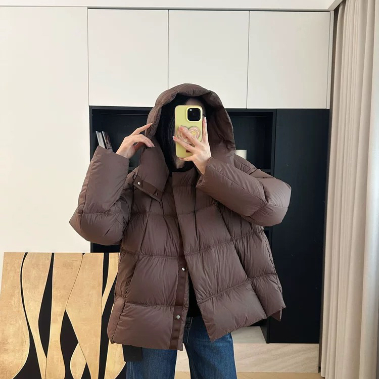 云朵设计三星可溯源复古高奢泡芙龟背保暖羽绒服外套YH-7302
