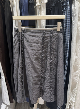 云朵设计26年夏上新花边设计感拼接显瘦半身裙MM517