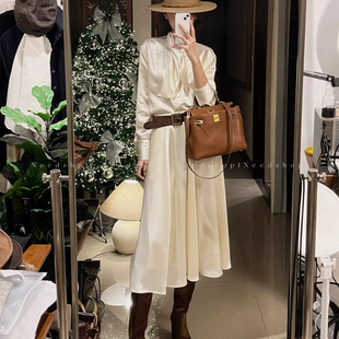 云朵设计春上新简约高级感衬衫+半裙套装轻奢高级感套装A9710