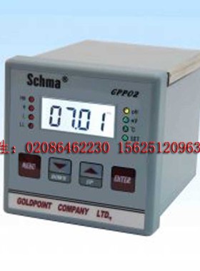 新款GPP02台湾金点GOLDPOINT在线式PH计工业酸度计PH/ORP仪表控制