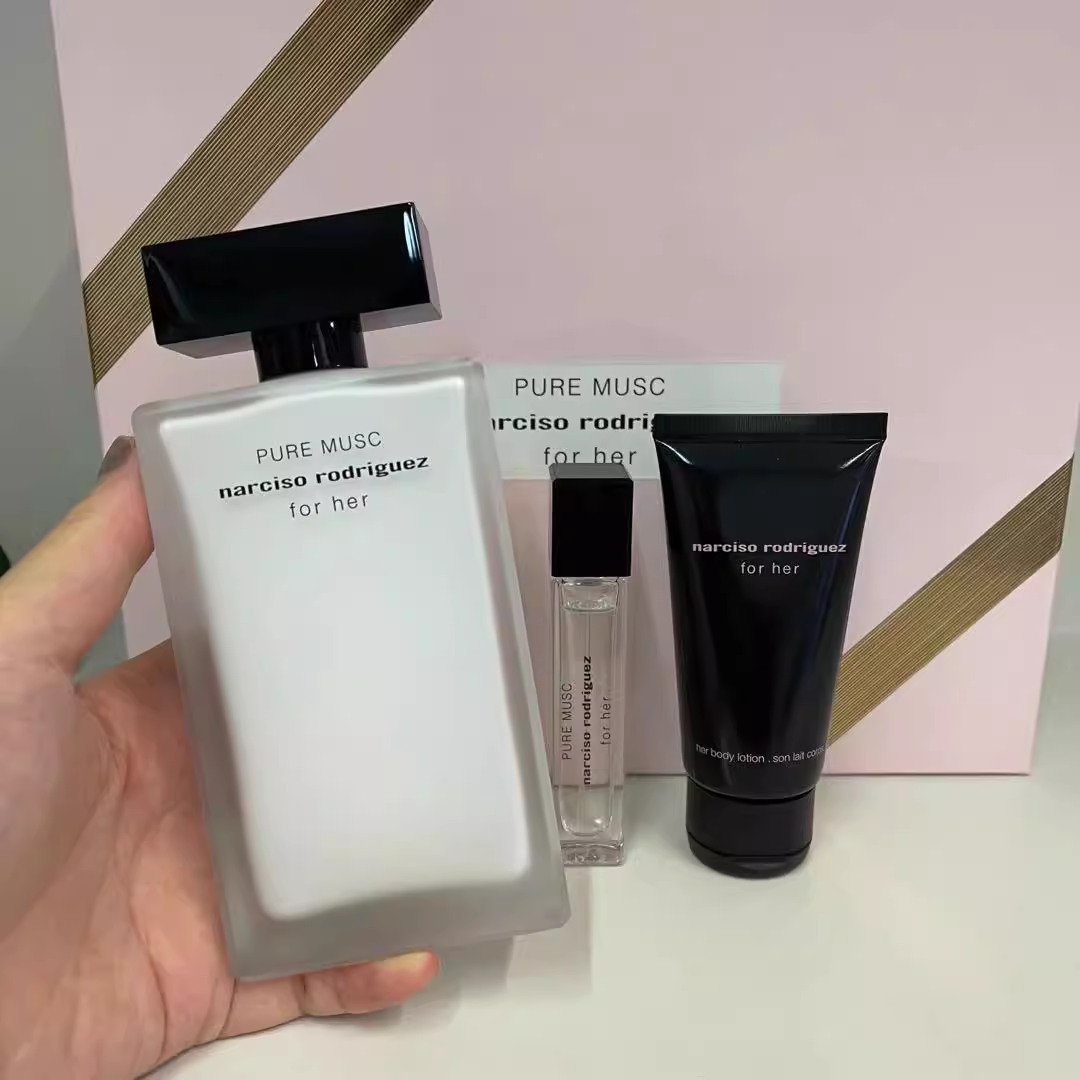 保税仓现货 Narciso Rodriguez 纳西素 for her 白瓶浓香水套盒
