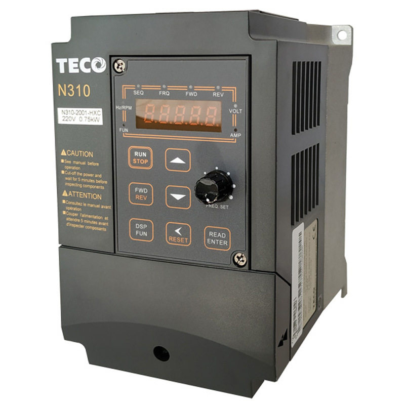 东元变频器N310-2001-HXC单三相220V0.75KW电机调速器 东元变频i.