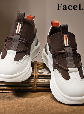FaceLee日本设计师联名款网红爆款鞋子男士新款秋冬潮流鞋带百搭