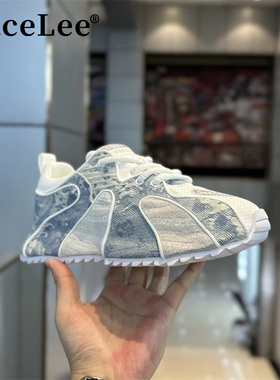 FaceLee日本设计师联名款男鞋2025秋冬新款阿甘鞋包底舒适百搭透