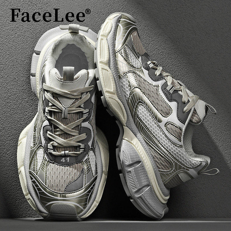 FaceLee日本设计师联名款男鞋2025新款秋冬潮牌高级感时尚百搭增,流行男鞋,老爹鞋,淘宝优惠券,粉丝福利购,淘宝优惠卷