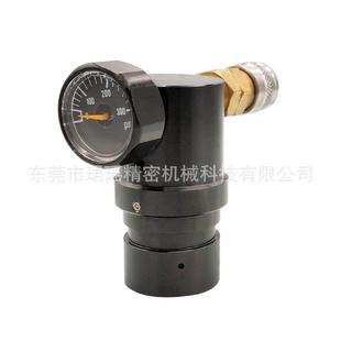 跨境CO2二氧化碳调节阀 14螺纹带美制快插母头200PSI 减压器G1