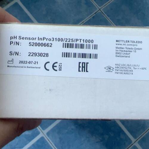 可维修梅特勒 pH传感器 InPro3100/225/PT1000询价