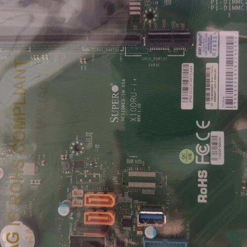 {议价}超微X10DRU-i+服务器主板，双路2696V4，C612