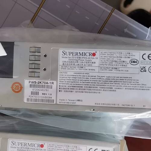 可维修超微521ge-tnrt，服务器2700w电源，型号PWS-询价