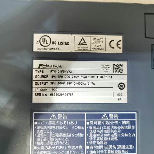 {议价}富士伺服驱动RYH401F5-VV2二手拆机件，成色很新，包